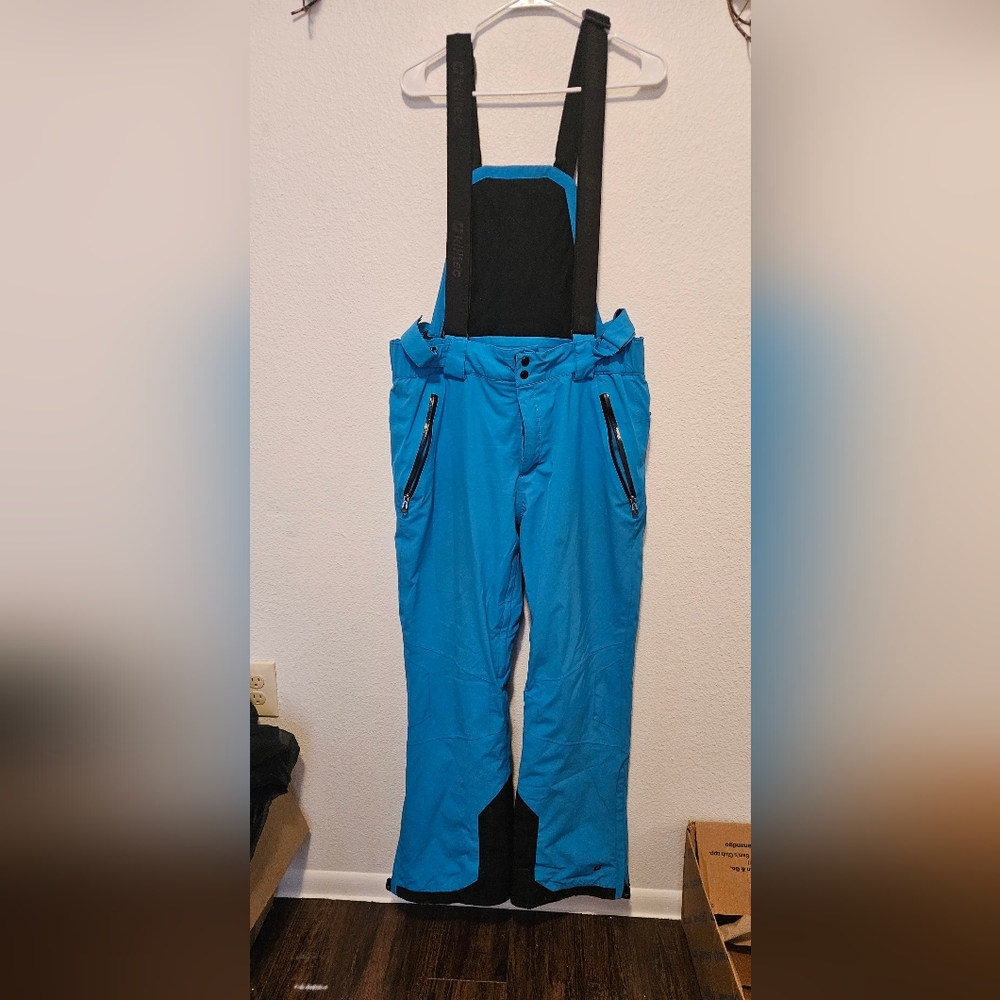 Killtec Professional Ski Pants Men’s XL Blue Waterproof Snowboard Bib Suspenders
